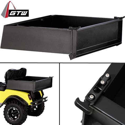 gtw black steel cargo box|Amazon.com: GTW Golf Cart Cargo Box (Black Steel) .